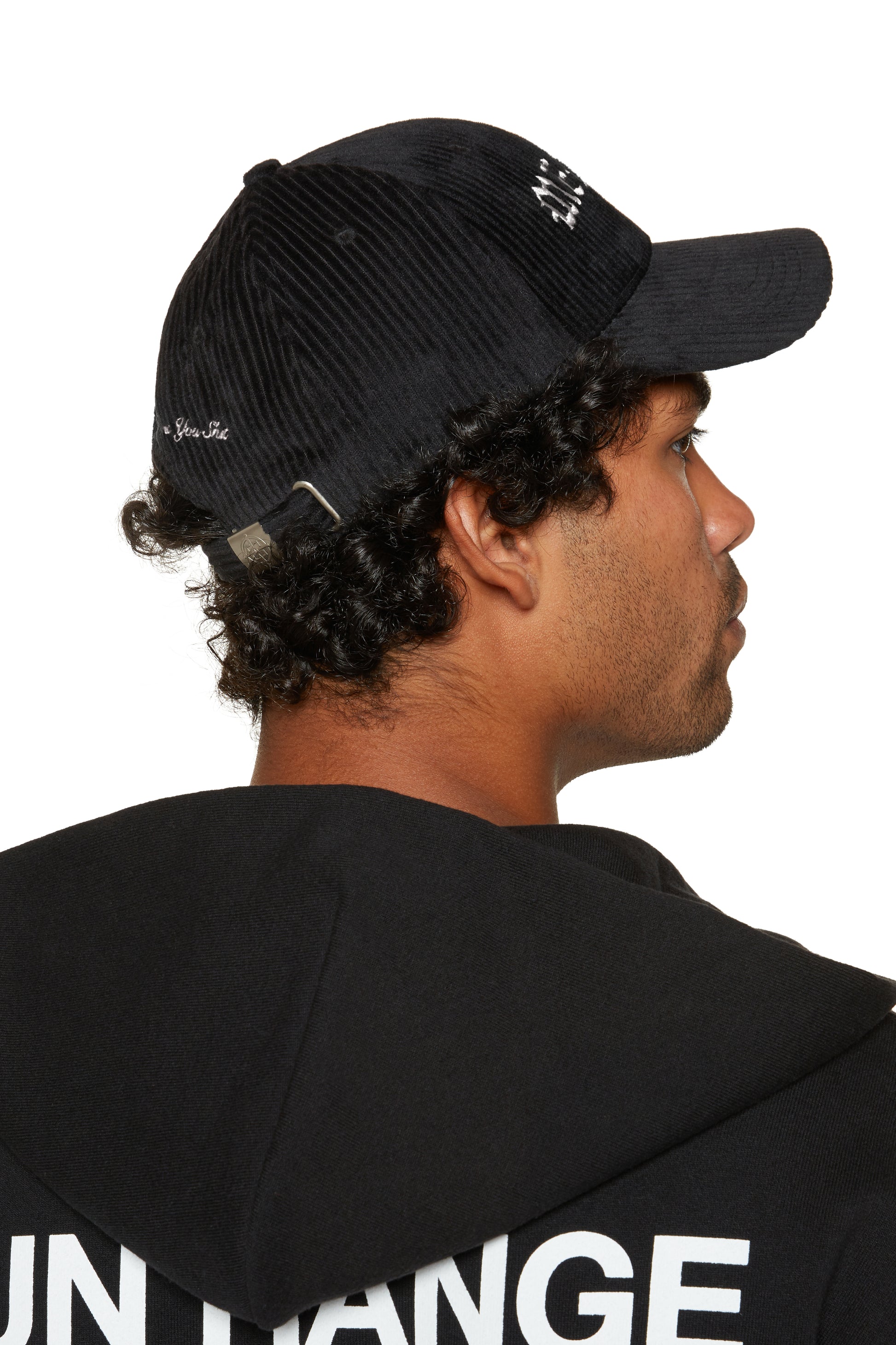 NO ONE IN THE WORLD OWES YOU SHIT CORDUROY LOGO CAP by MENACE