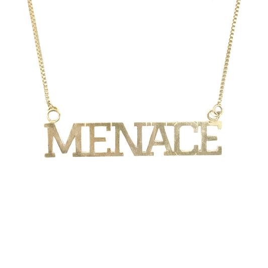 MENACE PENDANT + CHAIN by MENACE