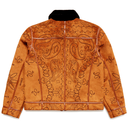 PAISLEY SHEARLING JACKET