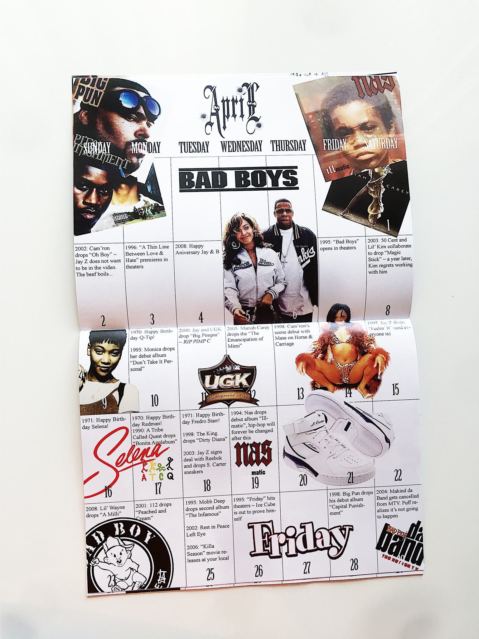 CULTURE CALENDAR by MENACE