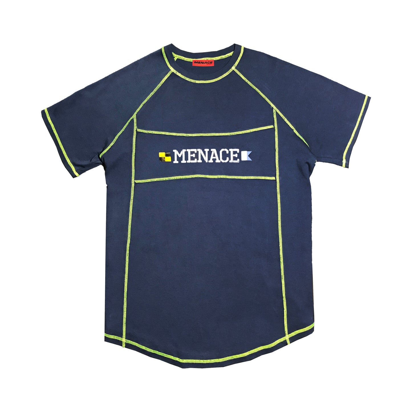 MULTI-PANEL CONTRAST PANEL T-SHIRT by MENACE