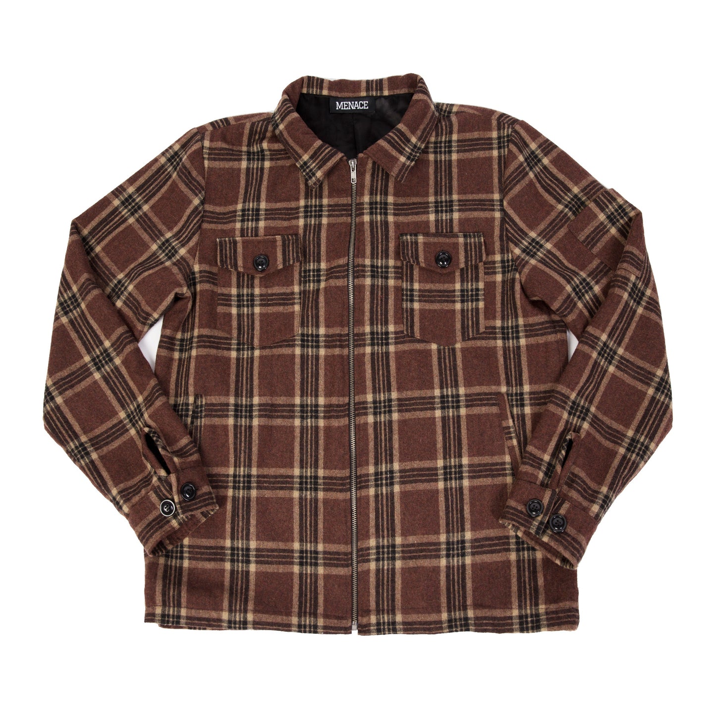 WOOL PLAID JACKET by MENACE