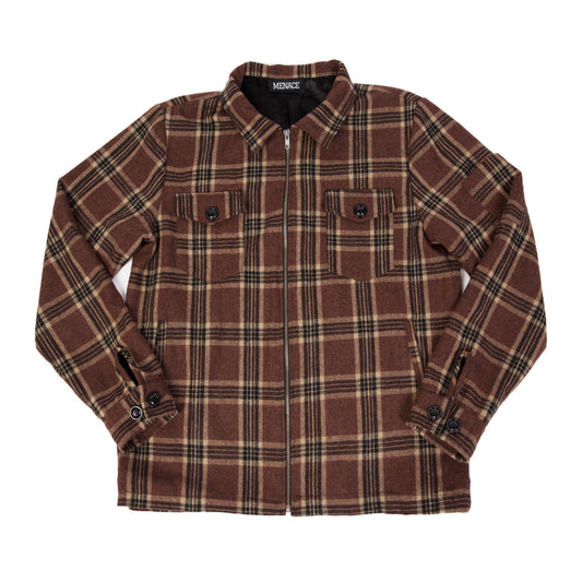 WOOL PLAID JACKET by MENACE