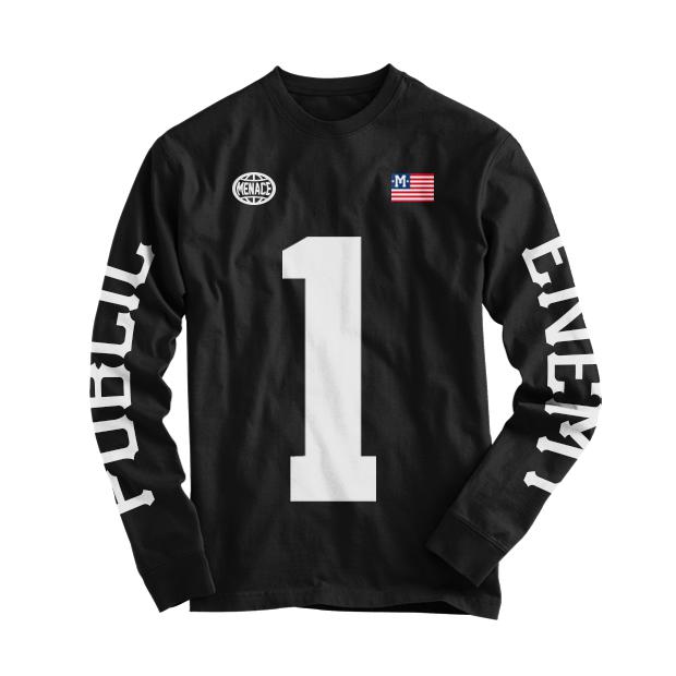 PUBLIC ENEMY NO. 1 LONGSLEEVE by MENACE