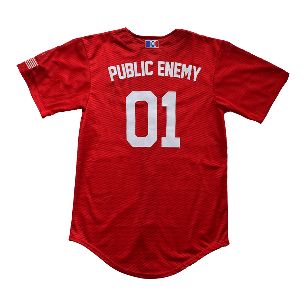 PUBLIC ENEMY BASEBALL JERSEY by MENACE