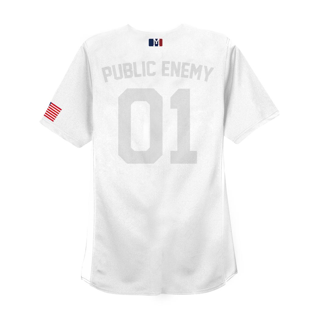 PUBLIC ENEMY BASEBALL JERSEY by MENACE