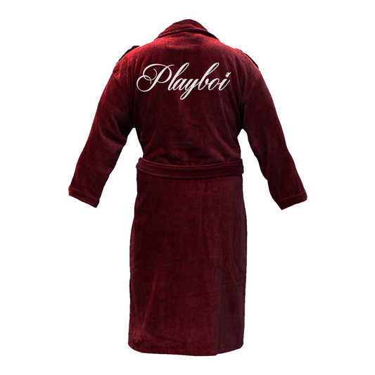 PLAYBOI VELOUR BATHROBE by MENACE