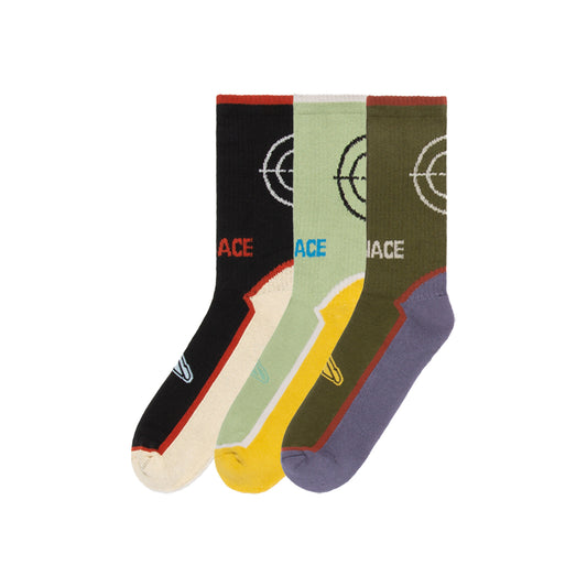 CROSSHAIR SOCKS (3-PACK) by MENACE