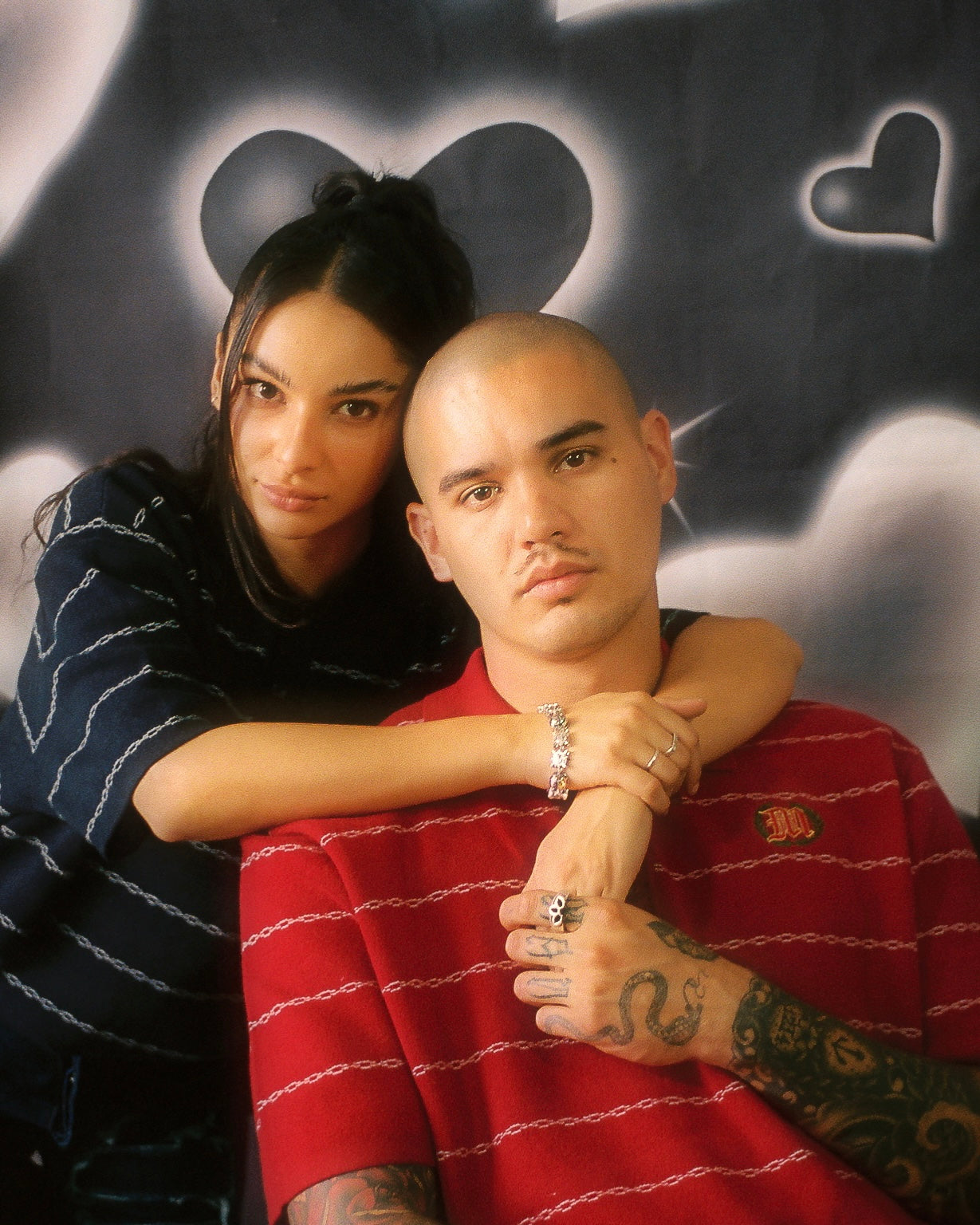 "CHAIN-LINK" KNIT POLO