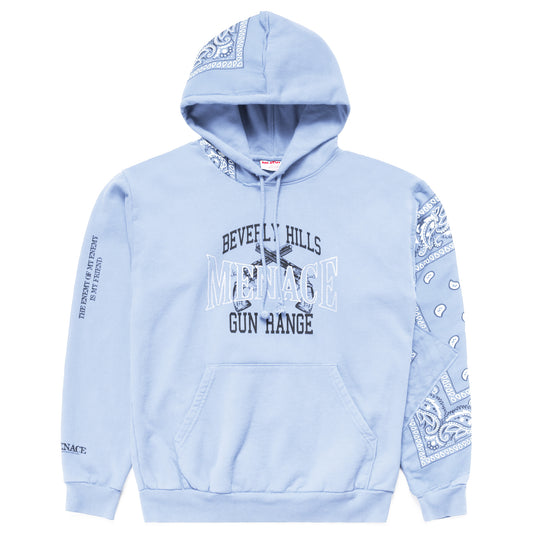 BEVERLY HILLS GUN RANGE HOODIE (BANDANA EDITION) by MENACE