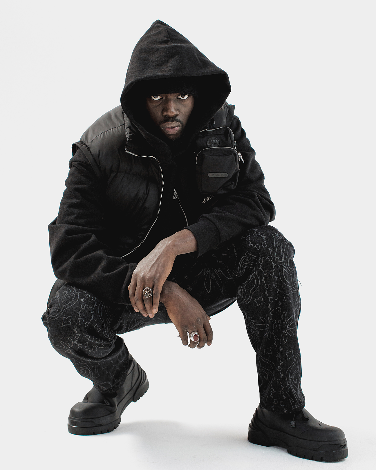 BALACLAVA PUFFER JACKET / VEST by MENACE