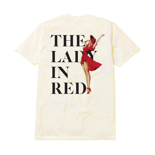 THE LADY IN RED T-SHIRT by MENACE