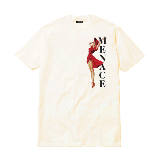 THE LADY IN RED T-SHIRT by MENACE