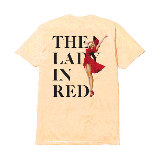 THE LADY IN RED T-SHIRT by MENACE