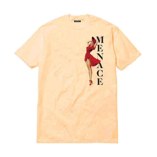 THE LADY IN RED T-SHIRT by MENACE