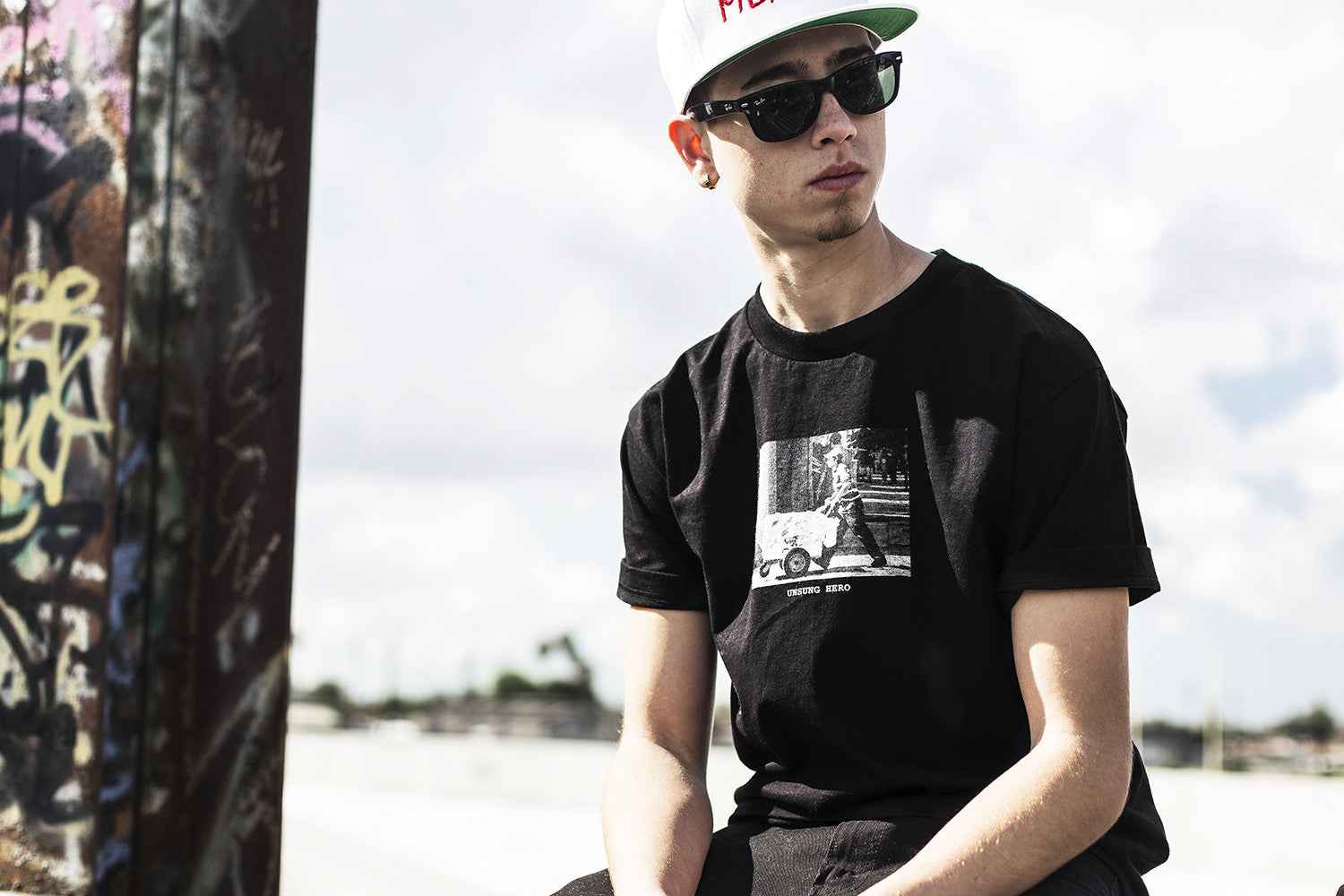 UNSUNG HERO T-SHIRT by MENACE