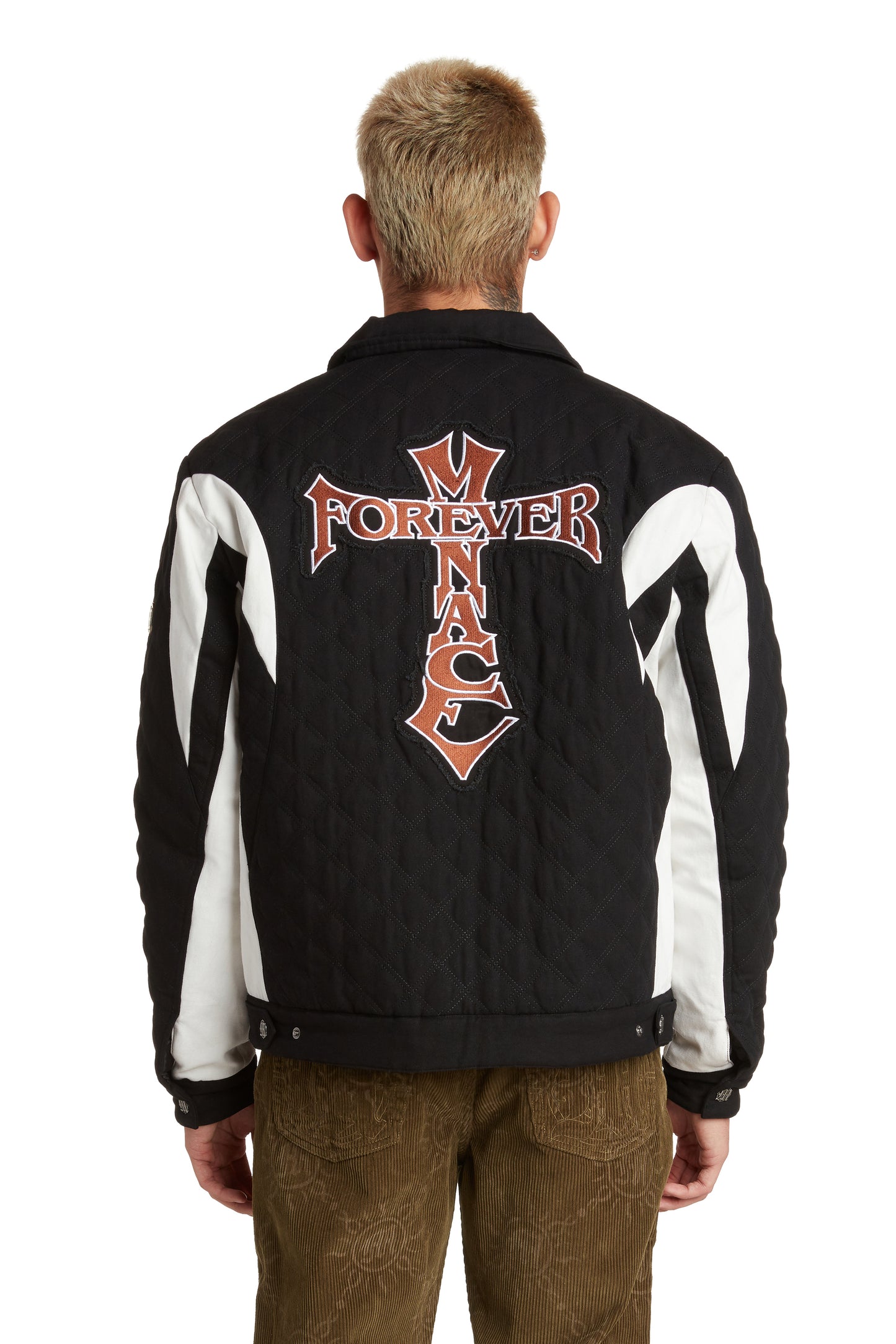 MENACE FOREVER QUILTED TWO-TONE WORK JACKET