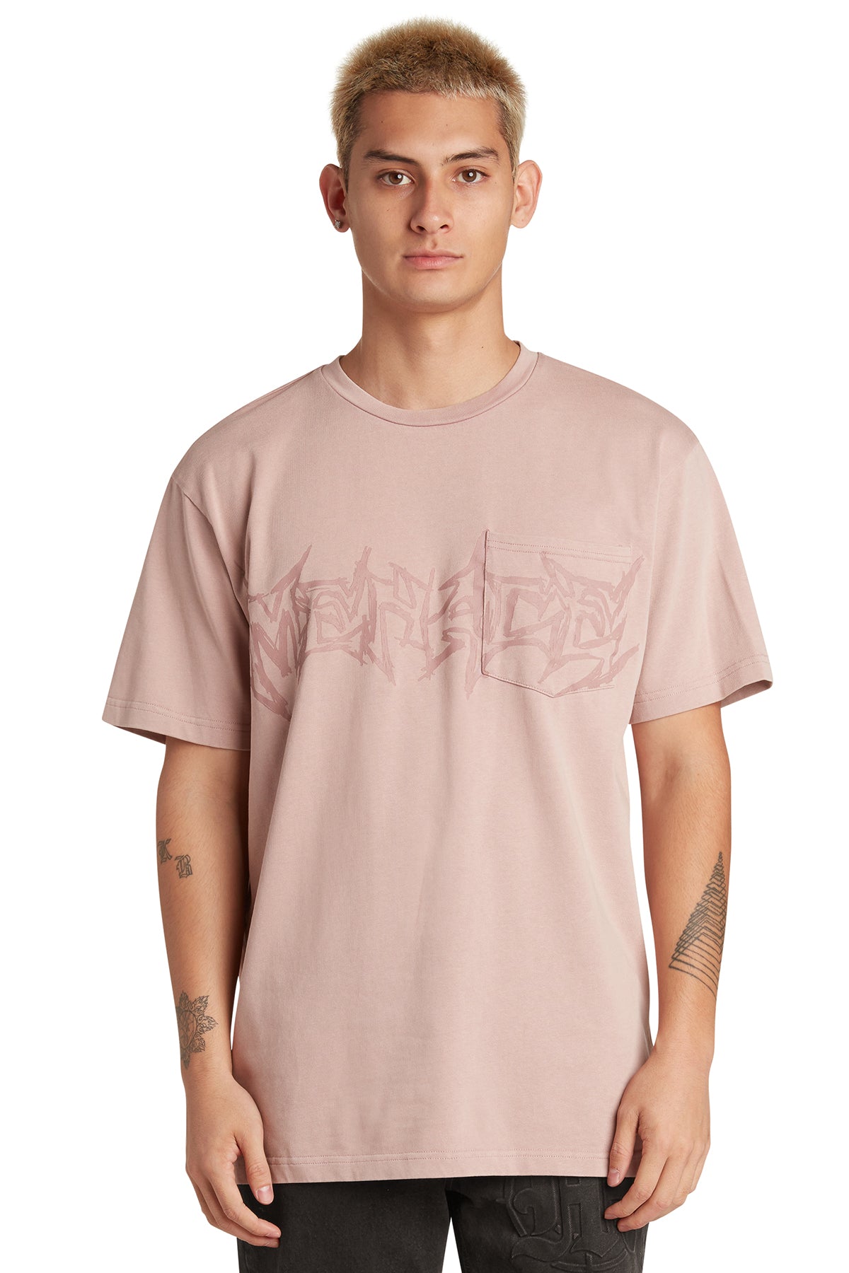 GOD WILLING POCKET T-SHIRT PINK