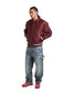 GENUINE LAMBSKIN LEATHER PAISLEY JACKET