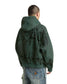 GRAFFITI STEEL EMBOSSED CANVAS HOODED JACKET