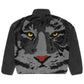 BLACK TIGER SHERPA FLEECE ZIP-UP JACKET