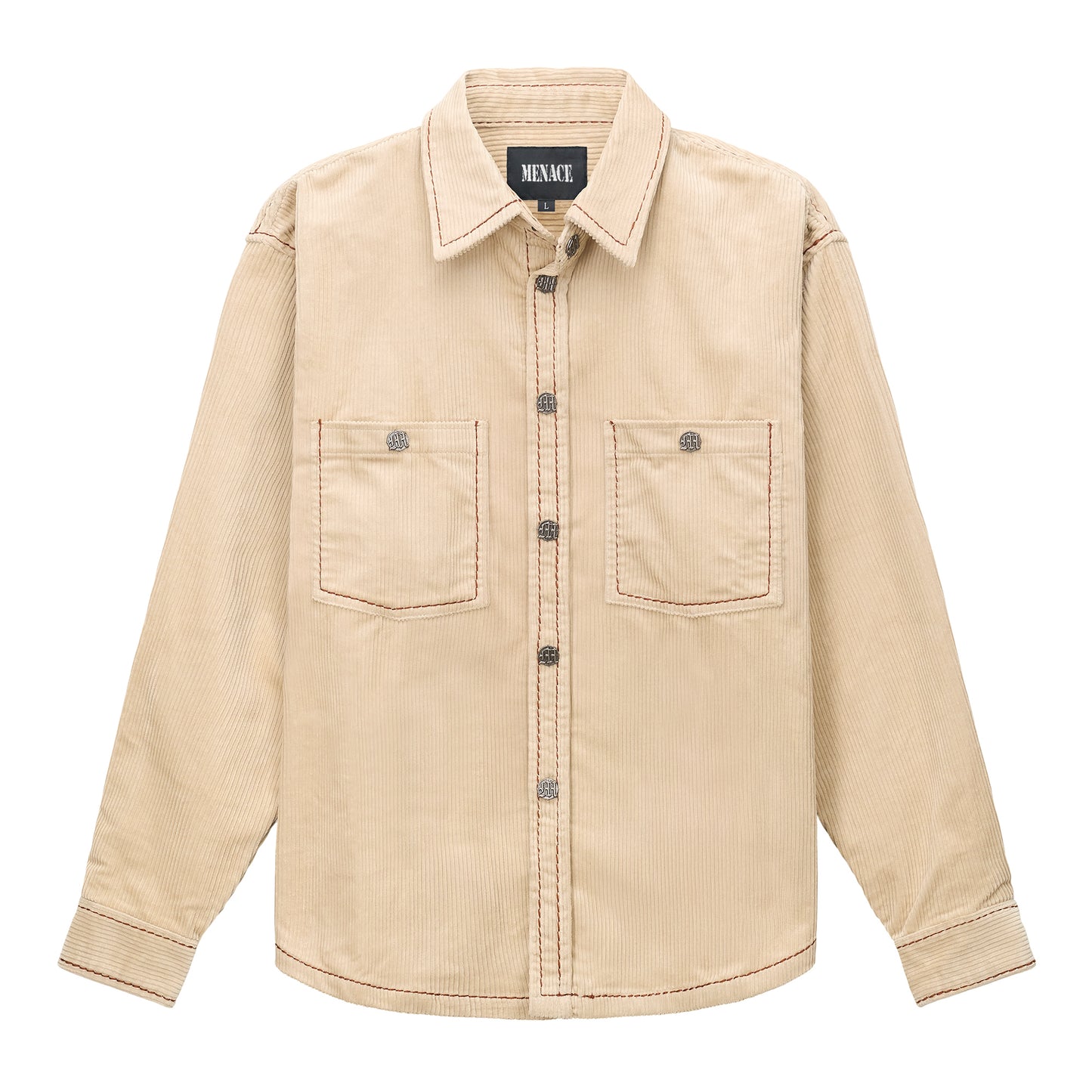 CORDUROY BUTTON-UP SHIRT