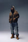 METAL RIVET ZIP-UP HOODIE