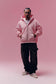 METAL RIVET ZIP-UP HOODIE