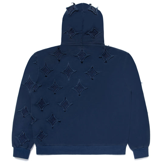 GALAXY QUASAR DISTRESSED PATCH HOODIE