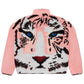 PINK TIGER SHERPA FLEECE ZIP-UP JACKET