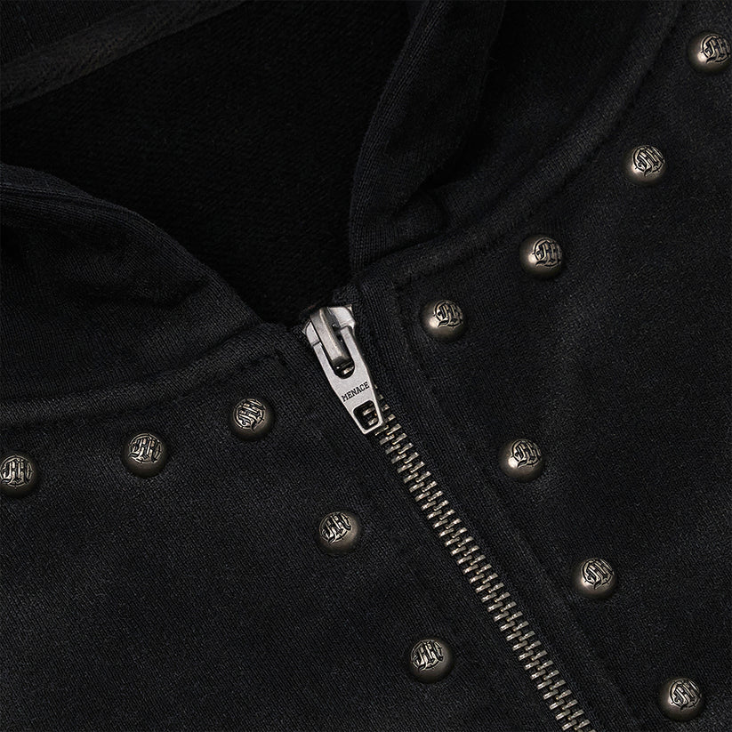 METAL RIVET HOODIE MENACE