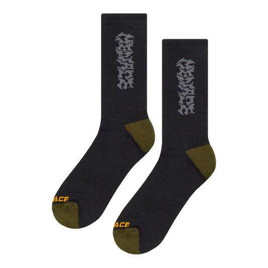 METAL LOGO TWO-TONE SOCKS (3 PACK)