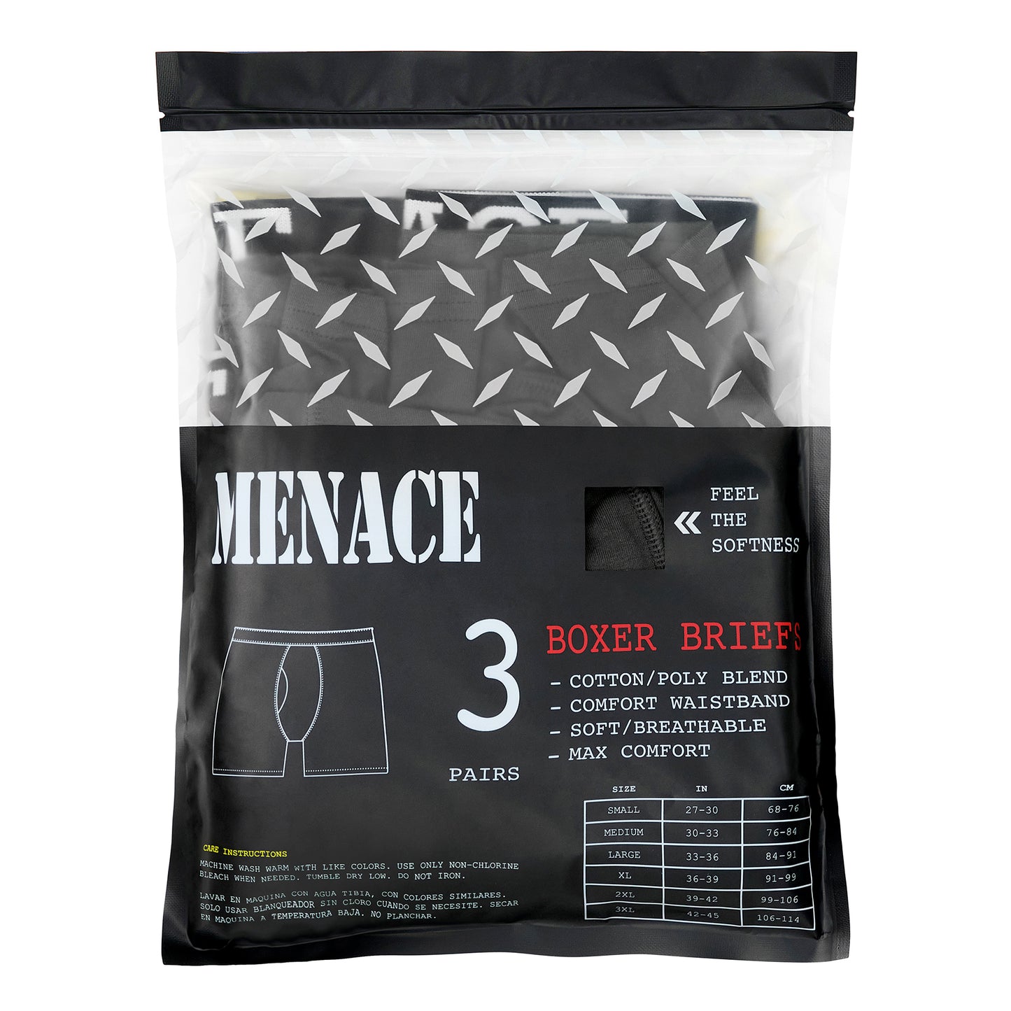 Boxershorts „Menace“ (3er-Pack)