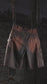 STEEL EMBOSSED DENIM CARPENTER SHORTS