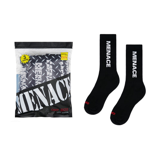 MENACE LOGO SOCKS (3 PACK)