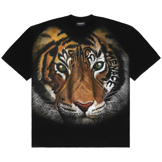 HEART OF A TIGER T-SHIRT (OVERSIZED PRINT)