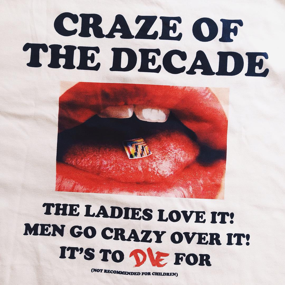 CRAZE OF THE DECADE T-SHIRT by MENACE