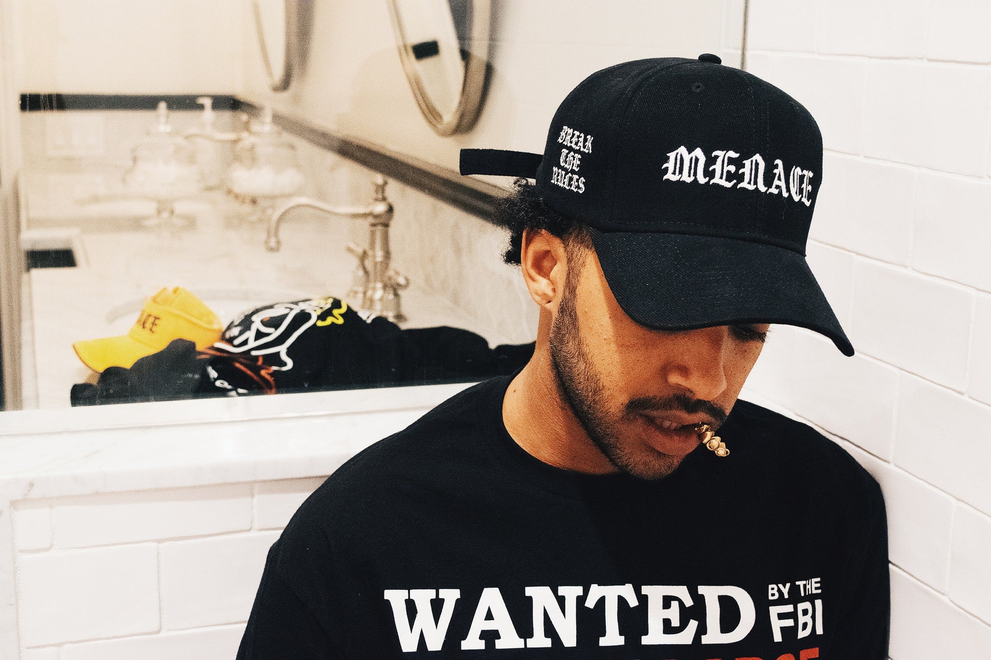 BREAK THE RULES CAP by MENACE