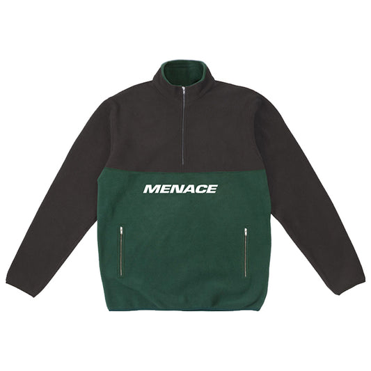 BRUSHED FLEECE HALF-ZIP JACKET by MENACE