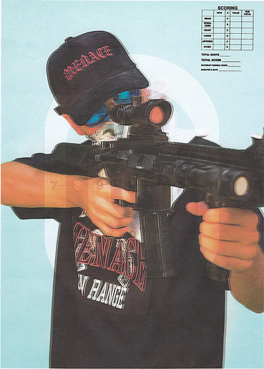 BEVERLY HILLS GUN RANGE T-SHIRT by MENACE