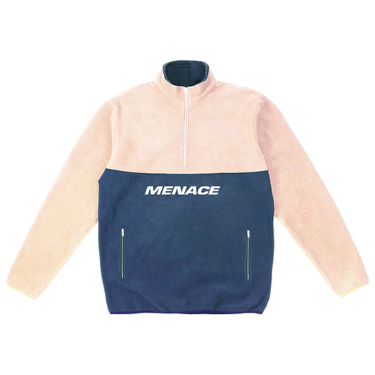 BRUSHED FLEECE HALF-ZIP JACKET by MENACE