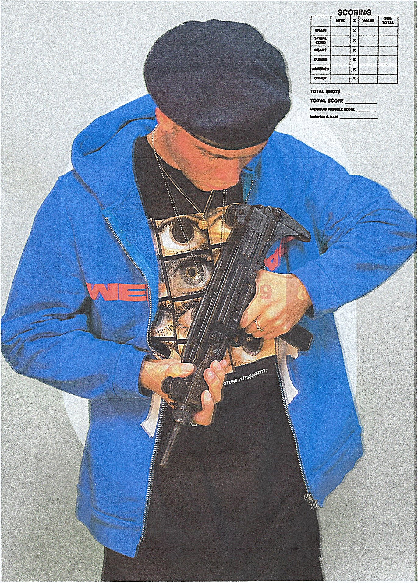 NO ONE IN THE WORLD OWES YOU SHIT ZIP-UP HOODIE by MENACE