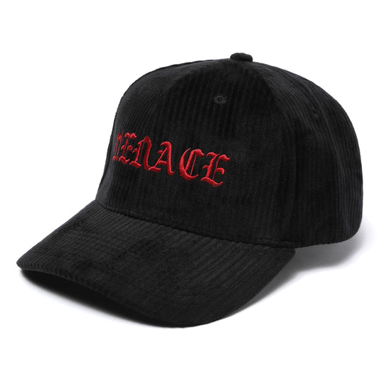 NO ONE IN THE WORLD OWES YOU SHIT CORDUROY LOGO CAP by MENACE
