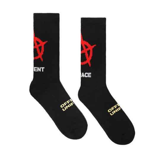 ANARCHY SOCKS (4 PACK) by MENACE