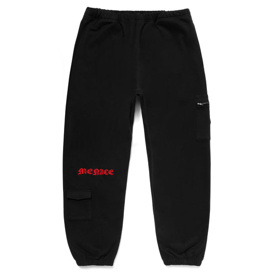 EMBOSSED CARGO SWEATPANTS by MENACE