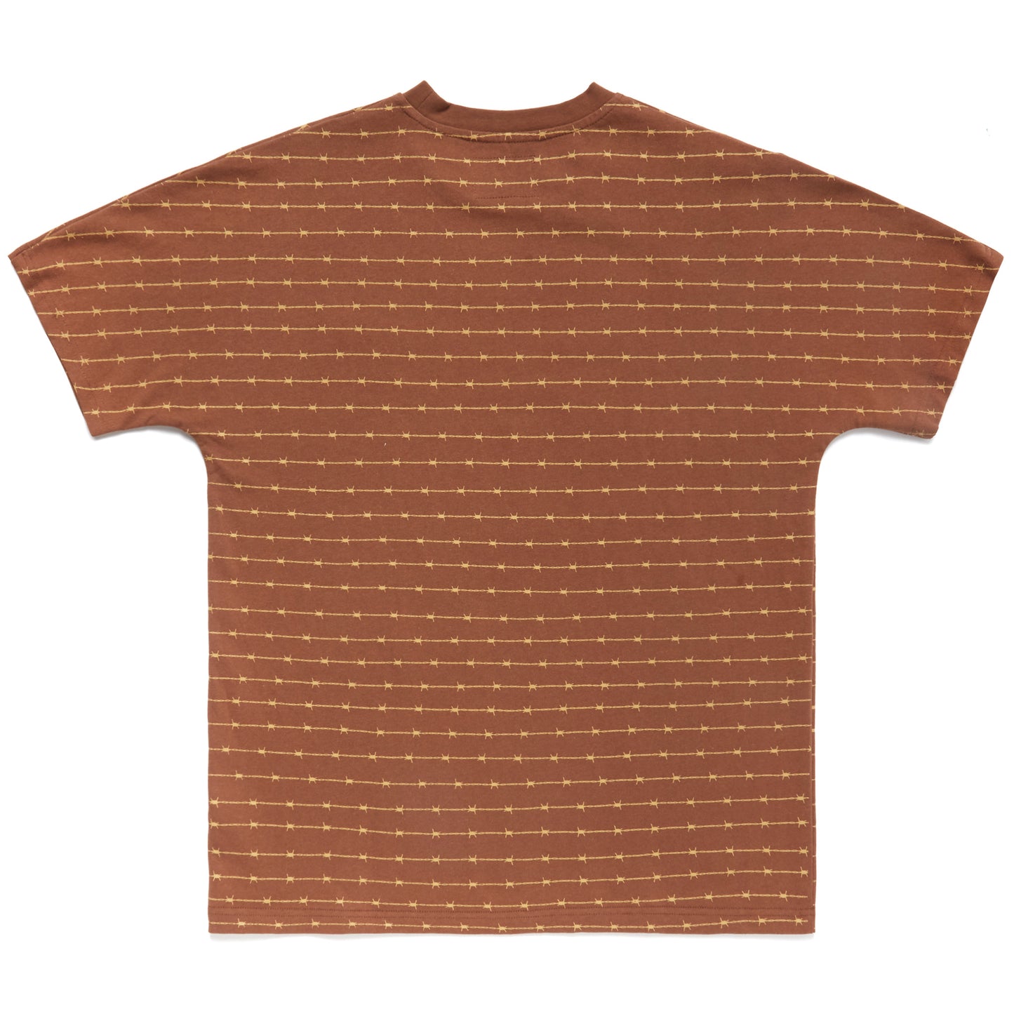BARBED WIRE PIN STRIPE T-SHIRT