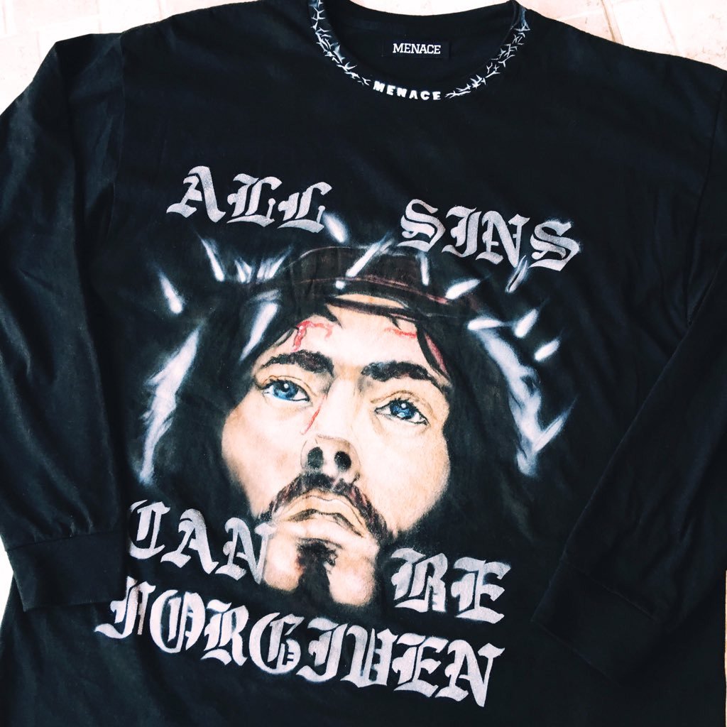 FORGIVEN AIRBRUSH T-SHIRT by MENACE