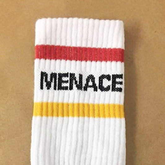 STRIPED SOCKS (4 PACK) by MENACE