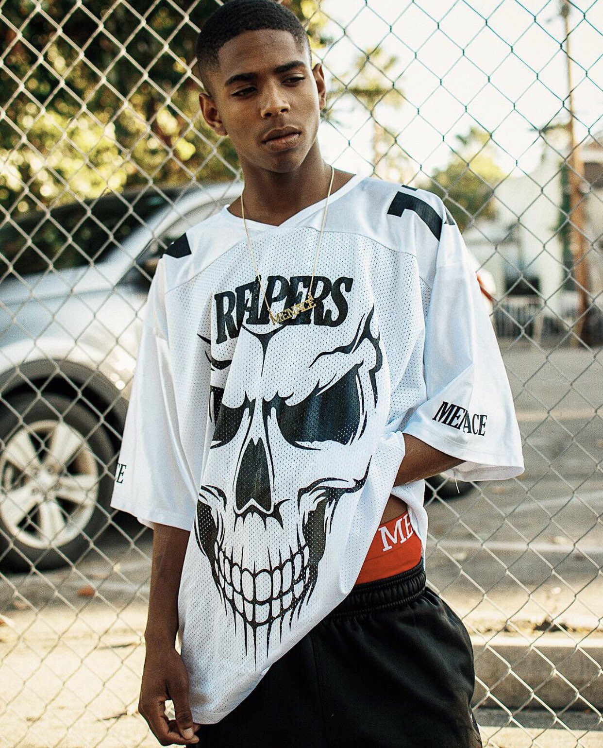 OVERSIZED REAPERS MESH FOOTBALL JERSEY by MENACE