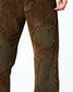 MONOGRAM CORDUROY DISTRESSED PANTS